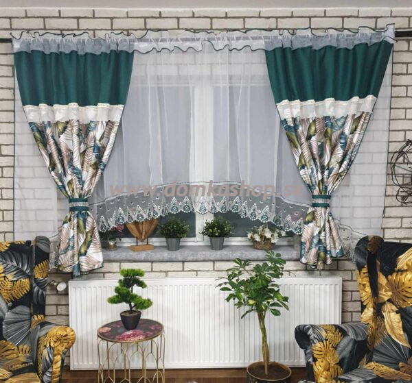 Závesový komplet OLÍVIA - 400 x 160 cm - vzor 02