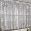 Krátka vyšívaná záclona IVANA – 400 x 150 cm – VZOR 7100