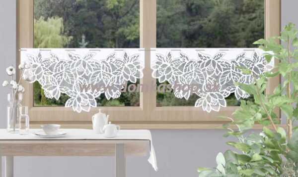 Set žakarových záclon - 2 x 60 x 30 cm - VZOR 004